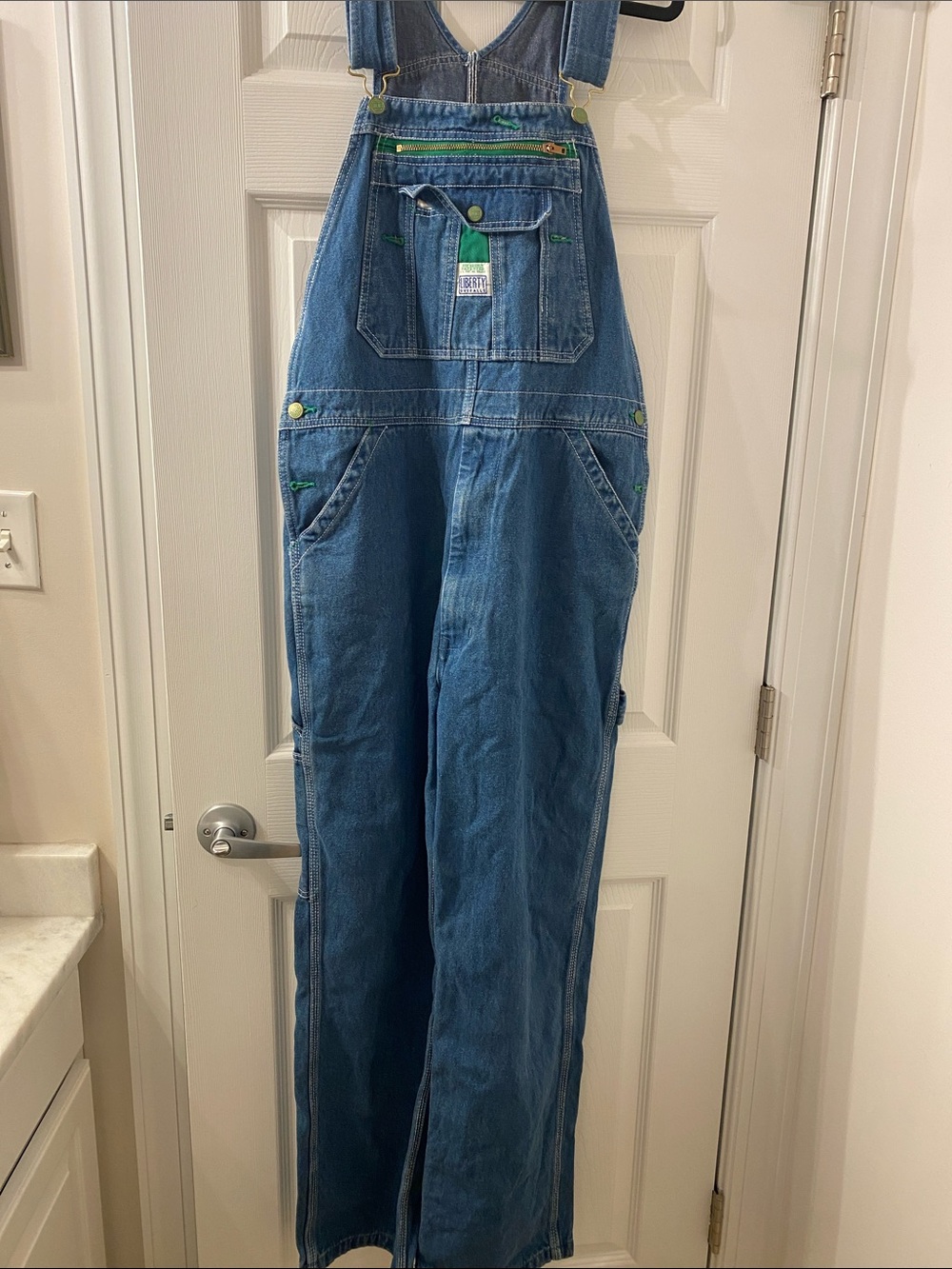 Liberty Classic Blue Denim Overalls - Men 34x32